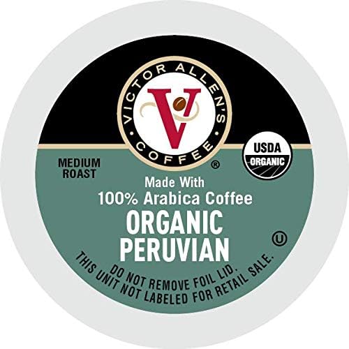 Victor Allen S Coffee K Cups Organic Peruvian Single Serve Medium Roast Coffee 80 Count Keurig 2 0 Brewer Compatible Buy Online At Best Price In Uae Amazon Ae