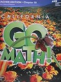 Paperback California Go Math! Grade 5 Teacher Edition Chapter 10 Book