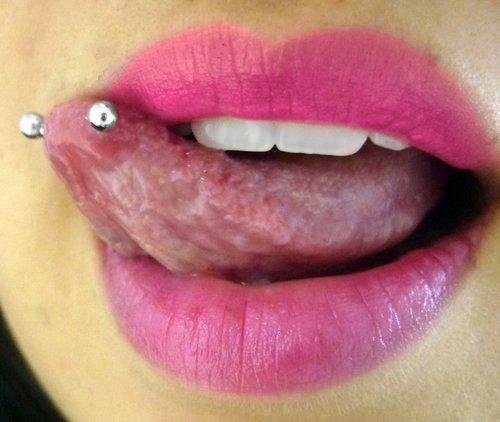 Bodyj4you Snake Eyes Tongue Bar Ring Piercing Stainless