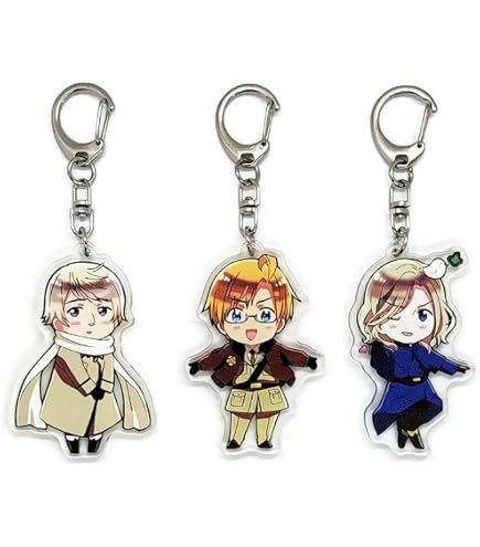 Amazon.com: GO2COSY Set of 7 Anime Axis Powers Hetalia Acrylic