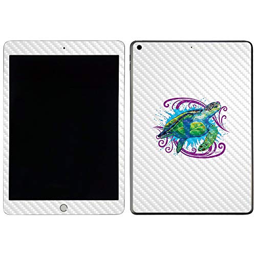 MightySkins Carbon Fiber Skin for Apple iPad 7th Gen. (10.2" 2019) - Sea Turtle…