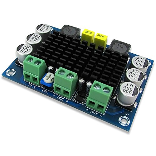 Aoshike DC 12-26V 100W Digital Power Amplifier Board TPA3116 D2 Digital Audio digital amp Mono Chann