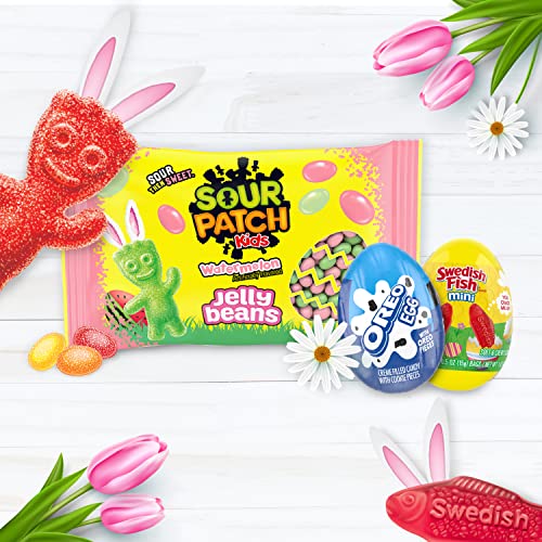 SOUR PATCH KIDS Watermelon Jelly Beans, Easter Candy, 24 13 oz Bags
