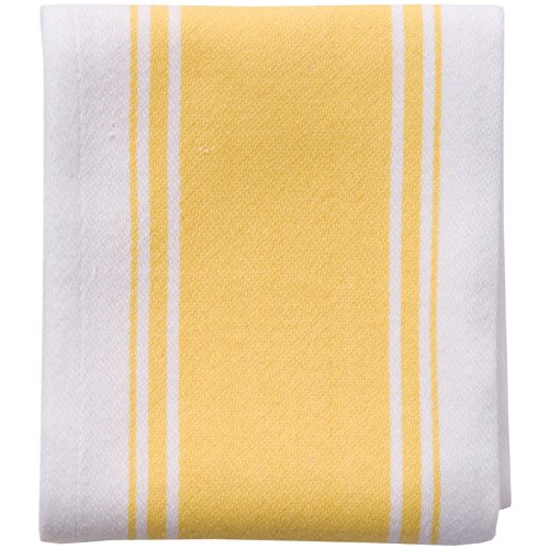 Dexam Love Colour Striped Tea Towel - Sunflower