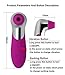 USB Electric Toy for Women Quiet Powerful Strong Suction with Silicone 12 Multispeed Wireless Remote Viberate Toys Mini Bullet Vibrant Toy for Women (Color : Purple)