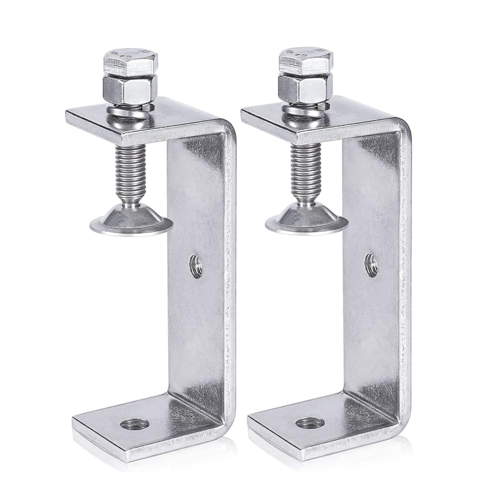 ZDSFSD Clamp Heavy Duty Clamp Metal C Clamp Woodworking C-Clamp with Wide Jaw Opening (130MM),2PCS