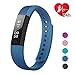 LETSCOM Fitness Tracker HR, Activity Tracker with Step Counter and Calorie Counter Watch Pedometer, Slim Heart Rate Monitor Watch for Kids Women Men