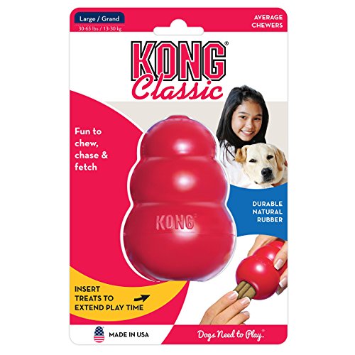 KONG Classic Dog Toy, Medium, Red