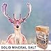 Mossy Oak Himalayan Nature Animal Licking Salt Mineral Block,100% Natural Rock Salt - Deer Attractant Rock | 6-8 LBS