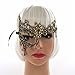 Flywife Lace Venetian Masquerade Mask Phantom of the Opera Mask Half Face Phantom Mask (B Gold Phantom of the Opera)