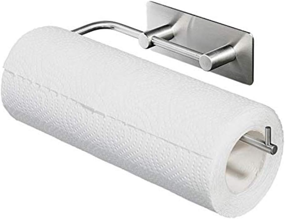 Kitchen Roll Holder, Queta Paper Roll Holder Wall Mounting 28.8cm Roll