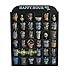 Shot Glass Display Case Shelf Wall Curio No Door, for Home Bar (with Happy Hour Heading)