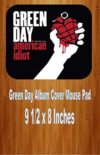 Amazon Com American Idiot By Green Day 2004 Album Cover Mouse Pad Home Or Office Office Products album cover mouse pad home or office