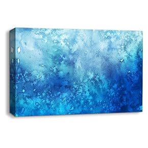 Canvas Wall Art Abstract Ink Feature...