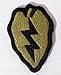 25th Infantry Division Multicam OCP Scorpion Camo Hook Fastener Patch Made USA