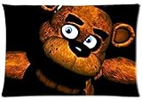 Custom Five Nights At Freddy's Bear Pillowcase 20x36 two sides Zippered Rectangle PillowCases Throw Pillow Covers