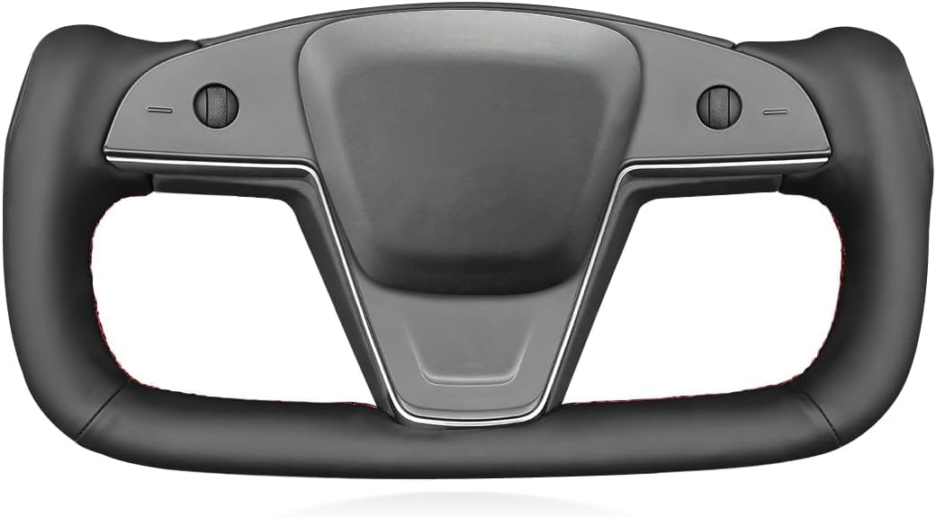 Photo 1 of (see all images) MEWANT Steering Wheel Covers for Yoke Style Steering Wheel for Tesla Model S 