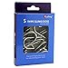 RuiLing 12-Pack Size Medium Flat S Hooks Heavy-Duty Genuine Solid 304 Stainless Steel S Shaped Hanging Hooks,Kitchen Spoon Pan Pot Hanging Hooks Hangers Multiple uses.