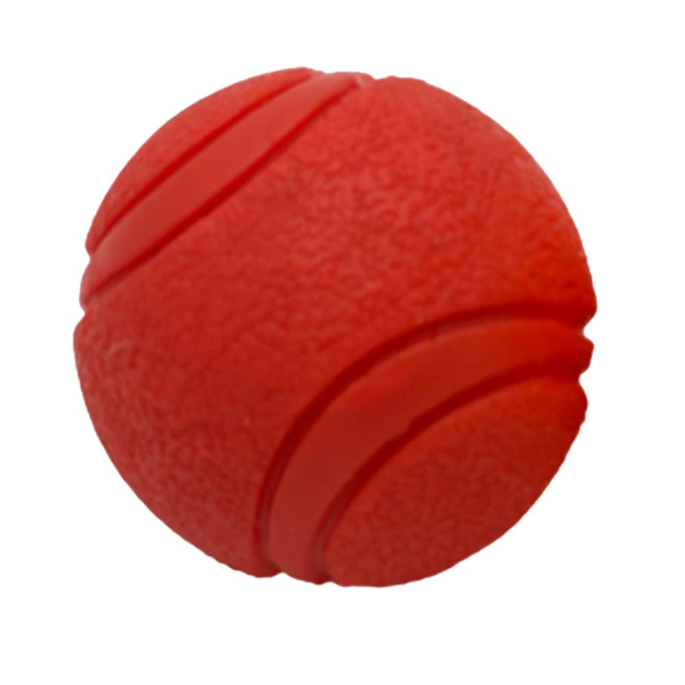 Pet Touch Dog Training High Bounce Solid Ball Doggy Play Balls Hours for Fun for All Dogs and Puppies Solid Rubber Boomer Ball Funny Chew Play Toys (7CM BIG BALL RED)