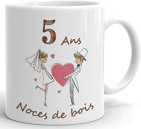 Cadeau anniversaire couple 5 ans Clearance