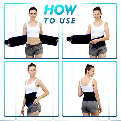 NURSAL Waist Trimmer for Weight Loss Workout Sweat Enhancer Exercise