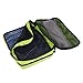 BAGSMART Travel Packing Cube (Small-Large 3 Piece) for Carry-on Travel Accessories, Suitcase and Backpacking (Double Compartment, Green)