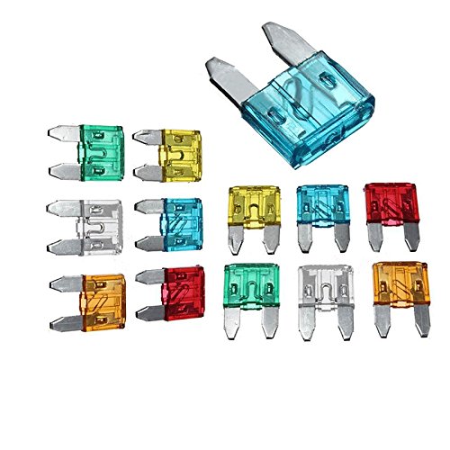 Kit 140 Fusibles Auto Mini - Assortiment 2A à 40A Avec Boîtier De Rangement