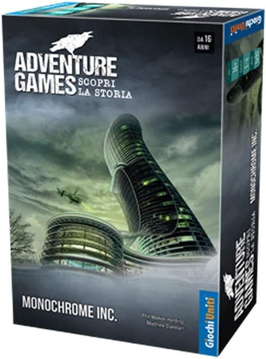 Giochi Uniti - Adventure Game: Monochrome Inc., Italian Edition, GU661, Multi-coloured