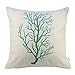 HIPPIH 4 Packs Square Pillowcases - 18 X 18 Inch Decorative Throw Pillow Cover