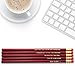 Fresh Prints of CT Anchorman Ron Burgundy - Inspirational Pencils Engraved With Funny And Motivational Sayings For School And The Office