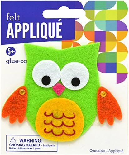 Feltables Felt Appliqué, Lime Owl