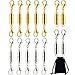 Frienda 14 Pieces Magnetic Lobster Clasp Magnetic Jewelry Clasps with Storage Bag for Jewelry Necklace Bracelet, Silver and Gold