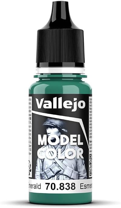 Vallejo Model Color Emerald Green 18 ml Self Leveling Acrylic Paint