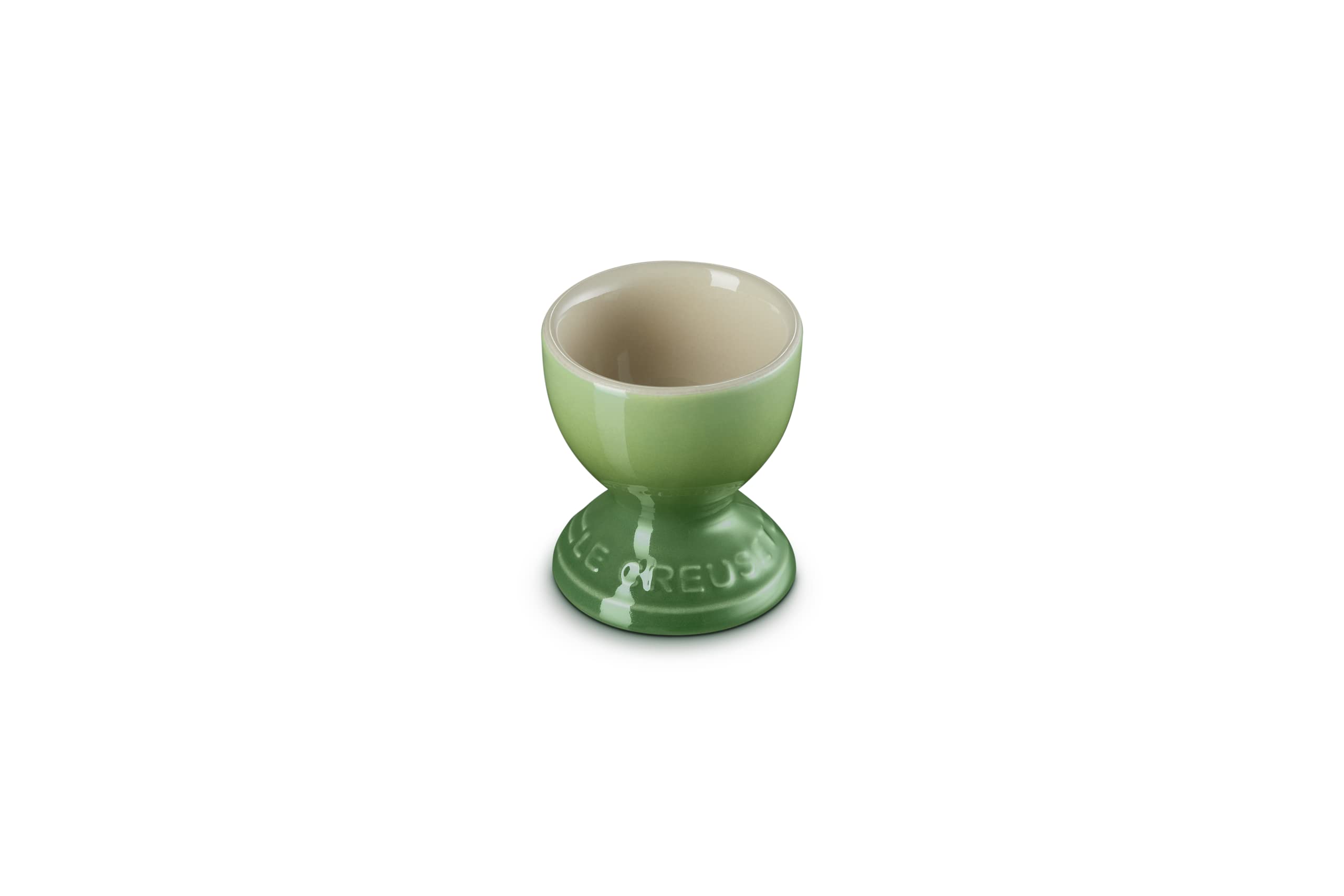 Le Creuset Stoneware Footed Egg Cup, 9 g, 5.3 x 5.3 x 5.9 cm, Bamboo, 71702004080099