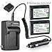 Kastar NP-FH50 Battery 2-Pack and Charger Replacement for Sony DCR-DVD610 DCR-DVD710 DCR-DVD810 DCR-DVD910 DCR-DVD510 DCR-DVD410 DCR-DVD310 DCR-DVD110 Camcorder