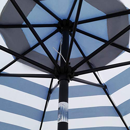 2 Blissun+Umbrella+Aluminum+Manual+Parasol