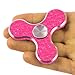 Pro Glide Moon Shine Metal Fidget Spinner Toy. Unique Reflective Feature With Each Spin. Perfect for ADD,ADHD, Anxiety, Autism Adult and Children. Made In The USA!!! Prime Eligible (Pink Glitter)