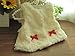 Mud Kingdom Baby Girl Faux Fur Bowknot Vest Fleece