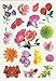 Temporary Tattoos for Kids, 200 Designs, 16 Sheets, 5x3 inches (Girl)