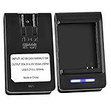 Compatible with Samsung©Epic Battery Travel Wall USB Charger Samsung©Galaxy S Fascinate Sprint Epic 4G AT&T Captivate T-Mobile Vibrant, i9000, i897, T959