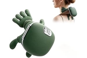 OEKYTOY Neck Massager,2025 New Shoulder Massager with Heat Shiatsu 4D Kneading,Neck and Back Massager for Relief (Green 1 Set)