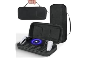 Kabinka Carry Case Design for PS Portal,Nylon PS Portal Fits Travel and Storage Protection holds Headset Charger and More PS5 Accessories (Black)