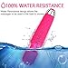 Handheld Vibrator Massager, Cordless Massage for Neck and Back with 20 Modes and 8 Power Speeds, Wireless Rechargeable Waterproof Silicone Massager - Pink