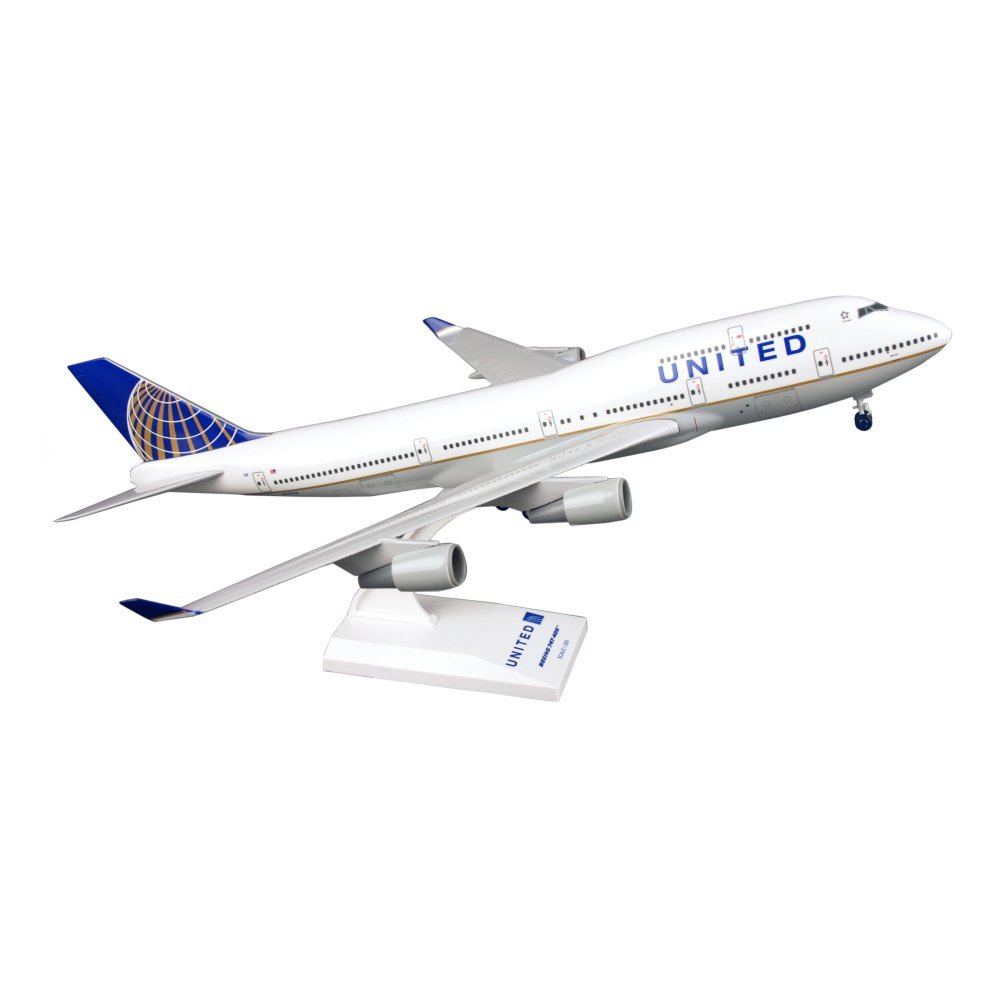 Daron Skymarks SKR614 United 747-400 1-200 with Gear Post Co Merger