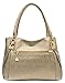 BG174; Women Butterfly Pendant 3 Pieces Gold Shoulder Handbags