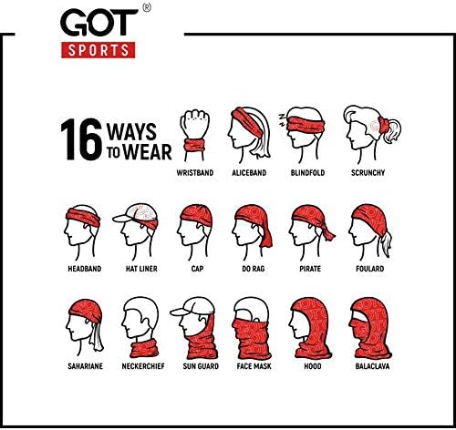 Breathable microfiber hair wrap for neck support during activities.