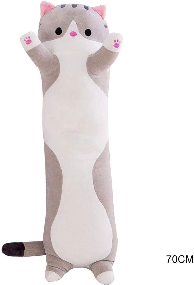 JklausTap Standard Pillows,Body Pillows, Neck Pillows,Bolster Pillows,Soft Toys,Bedding,Plush Toys for Dogs,Plush Cat Doll Soft Stuffed Kitten Pillow Doll Toy Gift for Kids Girlfriend