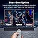 Soundbar, MEGACRA Sound Bars for TV Wired Wireless Bluetooth 4.2 Home Theather System Speaker (32 inch Speaker, 60 Watt, Three Equalizer Mode, IR Learning Remote, Bass Adjustable)thumb 3