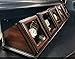 Championship Ring Display Case, 1 Slot Slanted Wooden Glass Window for Football Hockey Sports Highschool Rings