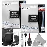 (2 Pack) Vivitar NB-11L / NB-11LH Battery and Charger Set for Canon PowerShot Cameras